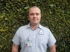This is an example of an IRWD employee in uniform.
